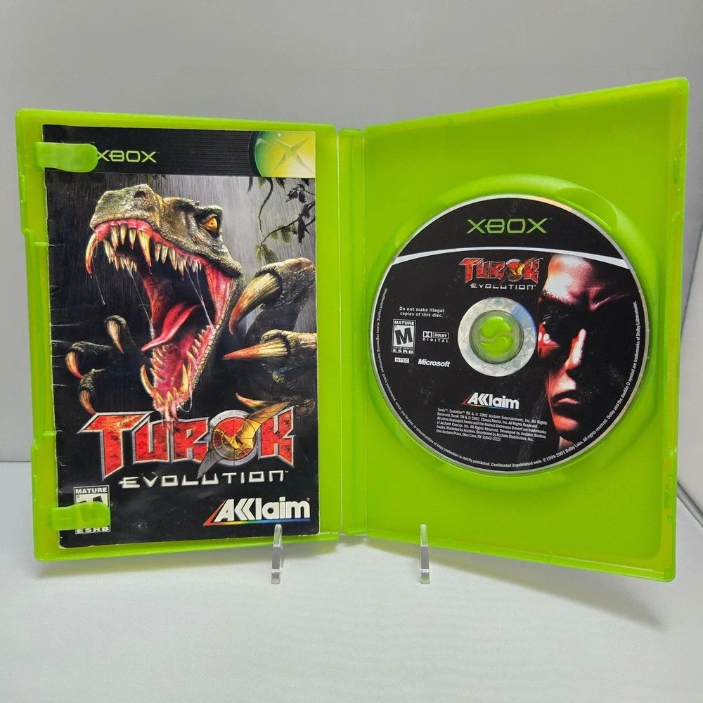 Turok:‎ Evolution 2002 - Original Xbox - Complete CIB Tested & Working